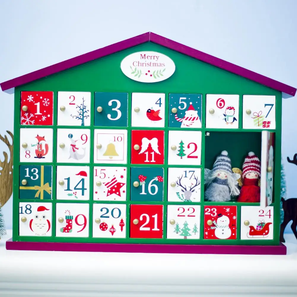 Wooden Christmas Advent Calendar With 25 Drawers Children's Candy Gift Storage Box Christmas Calendar Christmas Decoration
Wooden Christmas Advent Calendar With 25 Drawers Children's Candy Gift Storage Box Christmas Calendar Christmas Decoration