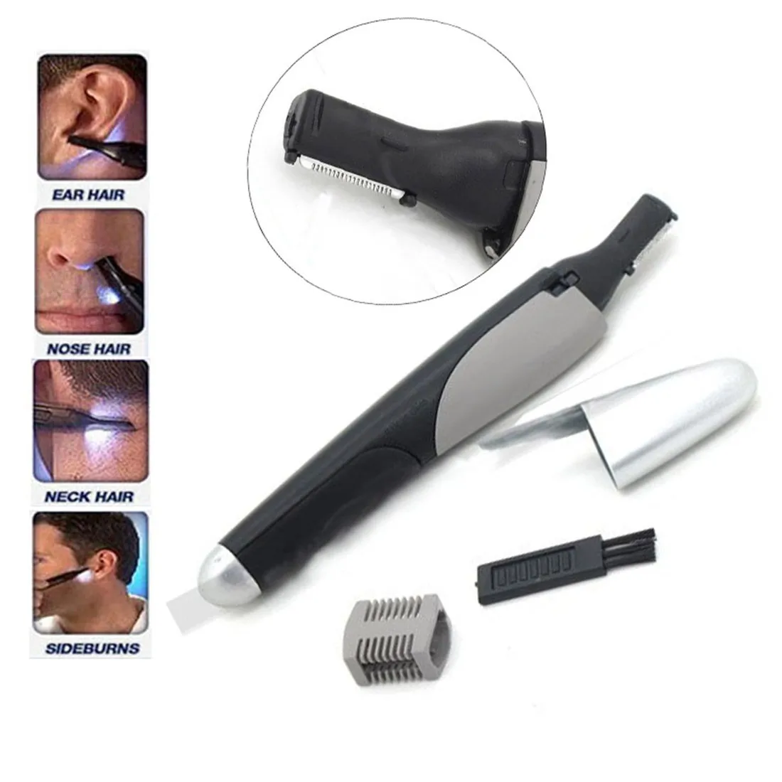 2 in 1 Multi-function Cutter Electric Nose Hair Trimmer Shaving Machine Nose Hair Clipper Ear Trimmers Nose hair Clipper
2 in 1 Multi-function Cutter Electric Nose Hair Trimmer Shaving Machine Nose Hair Clipper Ear Trimmers Nose hair Clipper