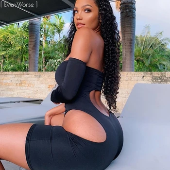 Bomblook Hollow One-Shoulder Spaghetti Strap Exposed Navel Jumpsuit 2020 Summer Women Sexy Stretch Slim Soft Street Jumpsuit
Bomblook Hollow One-Shoulder Spaghetti Strap Exposed Navel Jumpsuit 2020 Summer Women Sexy Stretch Slim Soft Street Jumpsuit