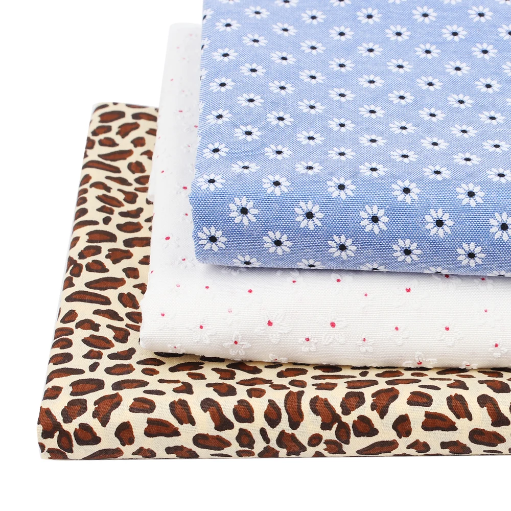 Cotton Printed Fabric Floral White Blue Leopard Print Cloth Fabric Garment Hat Headwear Bag Sewing Material IBOWS 45*150cm/pc
Cotton Printed Fabric Floral White Blue Leopard Print Cloth Fabric Garment Hat Headwear Bag Sewing Material IBOWS 45*150cm/pc