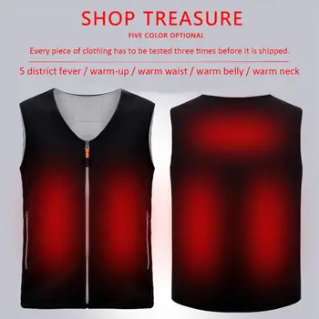 Controllable USB Charging Intelligent Heating Jacket Warm Body Heat Electric Battery Powered Heated Vest Heat Insulate Waistcoat
Controllable USB Charging Intelligent Heating Jacket Warm Body Heat Electric Battery Powered Heated Vest Heat Insulate Waistcoat