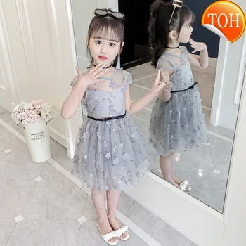 Flower Embroidery Mesh Dresses for Girls Toddler Girls Princess Summer Party Floral Prom Gown Kids Dresses for Girls Size 3 5 8T
Flower Embroidery Mesh Dresses for Girls Toddler Girls Princess Summer Party Floral Prom Gown Kids Dresses for Girls Size 3 5 8T