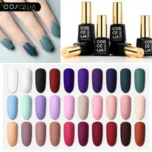 코스 셀리아 네일 젤 폴란드어 8ml 네일 아트 세미 퍼머넌트 uv 네일 매니큐어베이스 탑 코트 젤 네일 폴리시 프라이머 젤 바니쉬(China)