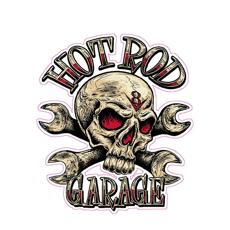 DAWASARU Car Sticker EBdecal Hotrod Garage Skull Funny for Auto Car/Bumper/Window/Wall Decal Sticker Decals DIY Decor 18*16CM
DAWASARU Car Sticker EBdecal Hotrod Garage Skull Funny for Auto Car/Bumper/Window/Wall Decal Sticker Decals DIY Decor 18*16CM