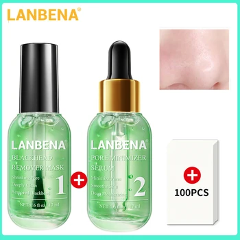 LANBENA Blackhead Remover Face Mask Oil-Control Acne Treatment Deep Cleaning Shrinking Pore Purifying Essence Smoothing 2pcs
LANBENA Blackhead Remover Face Mask Oil-Control Acne Treatment Deep Cleaning Shrinking Pore Purifying Essence Smoothing 2pcs