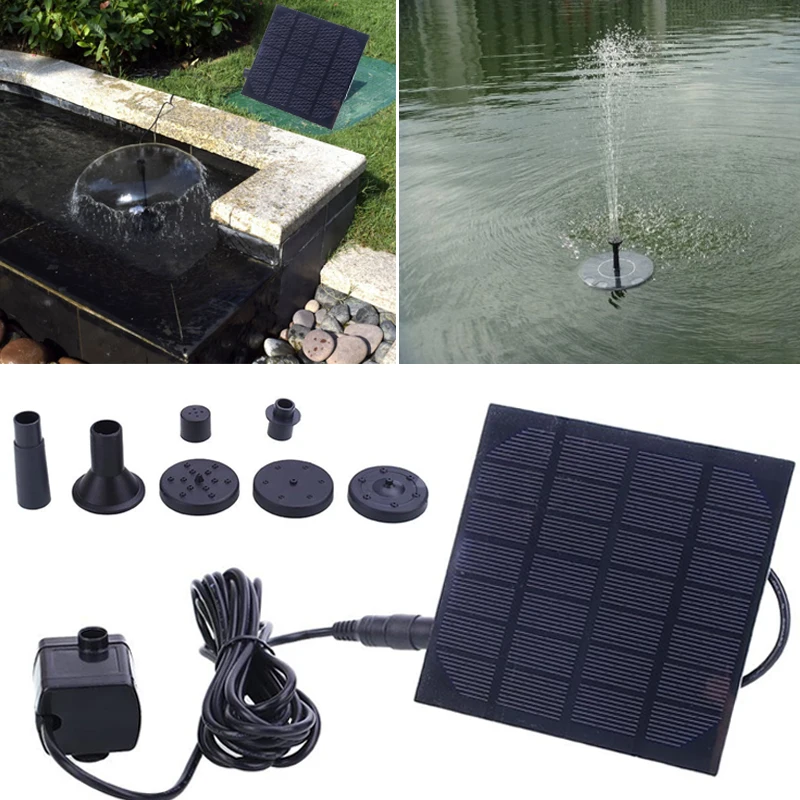 Solar Water Fountain Pond 20000 Hours Waterfalls Garden 1.2W Kit Watering 150L / H 7V Home Panel Power Pool Pump Outdoor
Solar Water Fountain Pond 20000 Hours Waterfalls Garden 1.2W Kit Watering 150L / H 7V Home Panel Power Pool Pump Outdoor