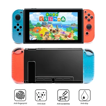 Clear PC Protective Hard Case Transparent Back Cover Skin Non-slip Joncon Controller Shell For Nintend Switch NS Console
Clear PC Protective Hard Case Transparent Back Cover Skin Non-slip Joncon Controller Shell For Nintend Switch NS Console