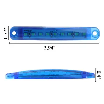 10pcs Side Marker Lights Blue LED Clearance Side Marker Truck Trailer Van Lights DC 12V High quality
10pcs Side Marker Lights Blue LED Clearance Side Marker Truck Trailer Van Lights DC 12V High quality
