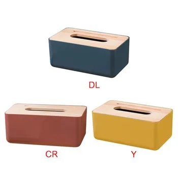 Napkin Tissue Holder Rectangular Tissue Box With Wooden Cover Home Facial Tissue Cases Napkin Dispenser Multi-color
Napkin Tissue Holder Rectangular Tissue Box With Wooden Cover Home Facial Tissue Cases Napkin Dispenser Multi-color