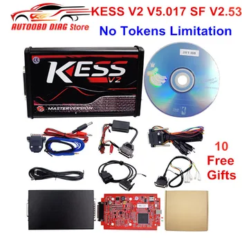 Newest V2.53 KESS V2 V5.017 EU Red PCB Unlimited Token Online Master ECU Tuning Tool Kess V5.017 Support 140+ Protocols 
Newest V2.53 KESS V2 V5.017 EU Red PCB Unlimited Token Online Master ECU Tuning Tool Kess V5.017 Support 140+ Protocols