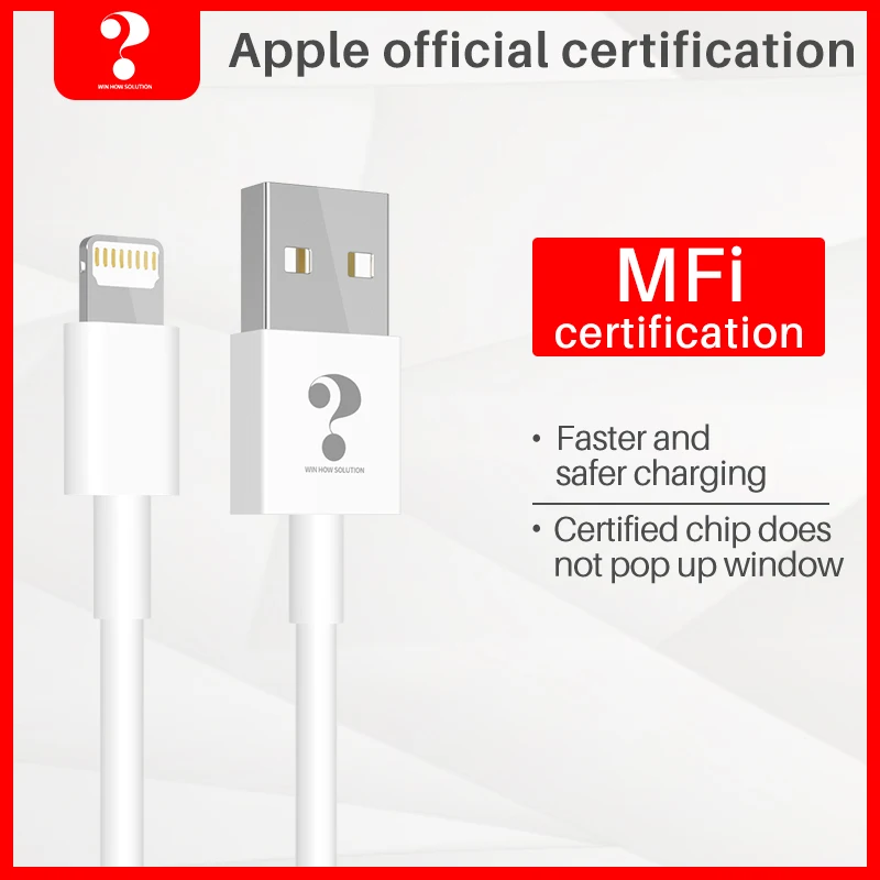 MFi USB Cable for iPhone 11 X Xs Max 2.4A Fast Charging USB Charger Data Cable for iPhone Cable 8 7 6Plus USB Charge Cord
MFi USB Cable for iPhone 11 X Xs Max 2.4A Fast Charging USB Charger Data Cable for iPhone Cable 8 7 6Plus USB Charge Cord