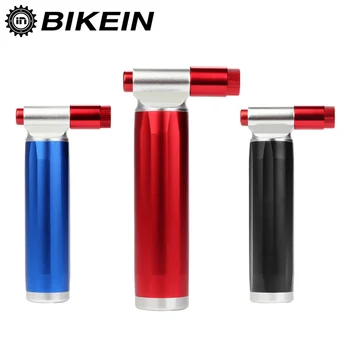 BIKEIN Bicycle CO2 Pump for 16 Gram Non Threaded Bike Tire Ball Portable Inflator Dual Head Presta Schrader Valve Air Pump 70g
BIKEIN Bicycle CO2 Pump for 16 Gram Non Threaded Bike Tire Ball Portable Inflator Dual Head Presta Schrader Valve Air Pump 70g
