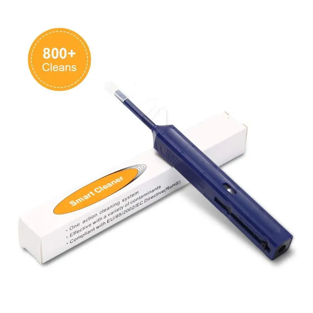 One-Click Cleaner Tool 1.25mm Fiber Optic Cleaning Pen 800 Cleans Fiber Optic Cleaner
One-Click Cleaner Tool 1.25mm Fiber Optic Cleaning Pen 800 Cleans Fiber Optic Cleaner