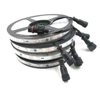 100m DC12V 5m/roll WS2811 30LEDs/m(10pixel) 150LEDs Addressable Flexible LED Strip IP66 in silicon tube With JST/waterproof plug
100m DC12V 5m/roll WS2811 30LEDs/m(10pixel) 150LEDs Addressable Flexible LED Strip IP66 in silicon tube With JST/waterproof plug