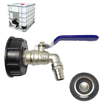 IBC Adapter With Drain Valve Ball Valve Rainwater For 1000 Liter Container Tank Durable And Practical To Use
IBC Adapter With Drain Valve Ball Valve Rainwater For 1000 Liter Container Tank Durable And Practical To Use