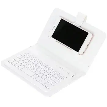 Wireless Bluetooth Keyboard PU Storage Case Mobile Phone Protective Casing Keypad Cellphone 2-in-1 Protection Case
Wireless Bluetooth Keyboard PU Storage Case Mobile Phone Protective Casing Keypad Cellphone 2-in-1 Protection Case