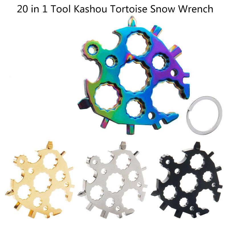 20 in 1 Snowflake Multi-Tool Portable Pocket Tool Wrench Ratchet Combination Metric Wrench Set Socket Wrench Nut Tool for Repair
20 in 1 Snowflake Multi-Tool Portable Pocket Tool Wrench Ratchet Combination Metric Wrench Set Socket Wrench Nut Tool for Repair