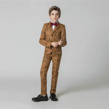 YuanLu Boys Suits 5PCS Yellow Blazer Jacket For Wedding Party Piano Performance Kids Suit Slim Fit Formal Suits For Children 
YuanLu Boys Suits 5PCS Yellow Blazer Jacket For Wedding Party Piano Performance Kids Suit Slim Fit Formal Suits For Children