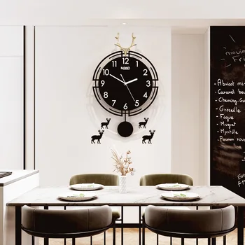 Retro Pendulum Silent Wall Clock Modern Design Europe Style 3D Swing Hanging Clock Classical Living Room Decoration Wall Watch
Retro Pendulum Silent Wall Clock Modern Design Europe Style 3D Swing Hanging Clock Classical Living Room Decoration Wall Watch