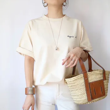 Casual Women T-Shirts Tee Summer Short Sleeve Korean 2020 Janpan Fashion Letter Printed Women Pullover Tops Tee T-shirts Girl
Casual Women T-Shirts Tee Summer Short Sleeve Korean 2020 Janpan Fashion Letter Printed Women Pullover Tops Tee T-shirts Girl