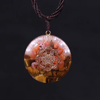 Lotus Orgonite Tiger Eye Pendant Emotional Harmony Glamour Jewelry Reiki Pearl Pendant For Jewelry Making For Women
Lotus Orgonite Tiger Eye Pendant Emotional Harmony Glamour Jewelry Reiki Pearl Pendant For Jewelry Making For Women