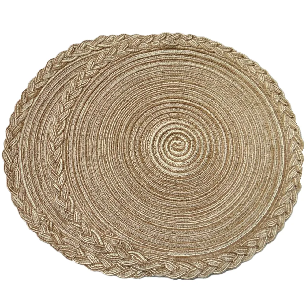 2pcs Table Ramie Insulation Pad Solid Oval Round Linen Non Slip Table Mat Kitchen Accessories Decoration Home Supplies
2pcs Table Ramie Insulation Pad Solid Oval Round Linen Non Slip Table Mat Kitchen Accessories Decoration Home Supplies