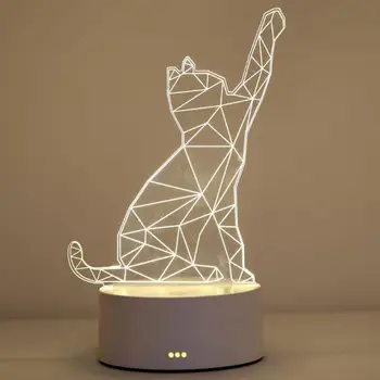 Colorful 3D LED Night Lamp Cat Shape Child Gift New Year Home Bedroom Decor Support Dropshipping
Colorful 3D LED Night Lamp Cat Shape Child Gift New Year Home Bedroom Decor Support Dropshipping