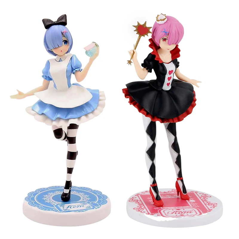 21cm anime figure Re:Life in a different world from zero Ram/Rem in Wonderland action figure model Toy Great Gifts
21cm anime figure Re:Life in a different world from zero Ram/Rem in Wonderland action figure model Toy Great Gifts