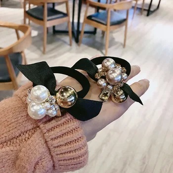 Elastic Rubber Bands Head Rope Handmade Imitation Pearl Headdress Korea Sweet Cute Simple Women Jewelry Hair Accessories 
Elastic Rubber Bands Head Rope Handmade Imitation Pearl Headdress Korea Sweet Cute Simple Women Jewelry Hair Accessories