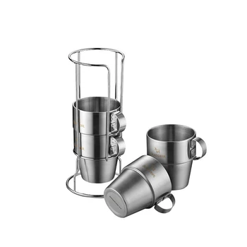 BLACKDEER Portable Stainless Steel Coffee Water Cup Set Mug Home Outdoor Camping Inner Wire Drawing Durable Drop-resistant
BLACKDEER Portable Stainless Steel Coffee Water Cup Set Mug Home Outdoor Camping Inner Wire Drawing Durable Drop-resistant