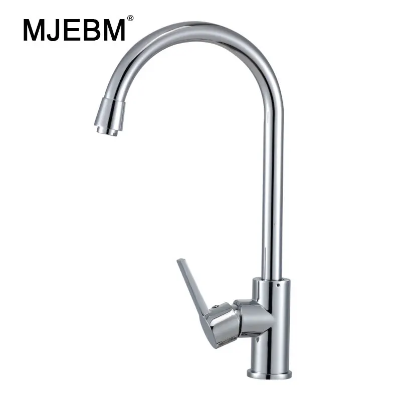 MJEBM 360 Rotatable Hot And Cold Dual Temperature Stainless Steel Sink Faucet Kitchen | Обустройство дома