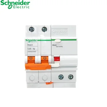 

Schneider electric Residual current protection circuit breaker EA9R 1P+N 2P 6A 10A 16A 20A 25A 32A 40A 50A 63A type C EA9RN