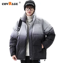 Covrlge Winter Men's Down Jacket Gradient Color New Stand-up Collar Loose Warm Personality Tide Brand Jacket Coat Male MWY045
Covrlge Winter Men's Down Jacket Gradient Color New Stand-up Collar Loose Warm Personality Tide Brand Jacket Coat Male MWY045