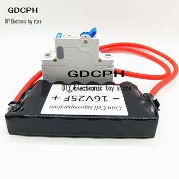 Automotive rectifier 25F16V cryogenic starter super farad capacitor module 16V25F 
Automotive rectifier 25F16V cryogenic starter super farad capacitor module 16V25F