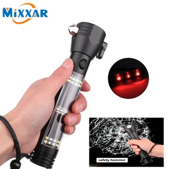 EZK20 Dropshipping LED Flashlight Solar USB Rechargeable Tactical Multi-function Torch Car Emergency Tool Compass
EZK20 Dropshipping LED Flashlight Solar USB Rechargeable Tactical Multi-function Torch Car Emergency Tool Compass