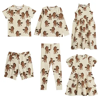 IN STOCK 2020MR Spring and Autumn Children's Set Fashion Boy animal horse pattern Two-piece Stripe Girl top and shorts
IN STOCK 2020MR Spring and Autumn Children's Set Fashion Boy animal horse pattern Two-piece Stripe Girl top and shorts