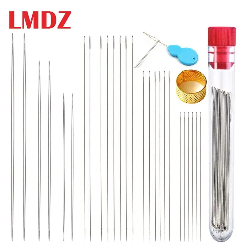 LMDZ 26Pcs Assorted Beading Needles Including 6 Pcs Big Eye Beading Needles + 20 Pcs Long Straight Beading Thread Needles
LMDZ 26Pcs Assorted Beading Needles Including 6 Pcs Big Eye Beading Needles + 20 Pcs Long Straight Beading Thread Needles