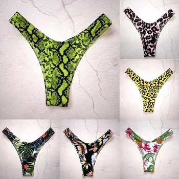Sexy Thong Bikini Snake Print Brazilian Swimwear Women Swimming Bottom Briefs One Piece Swimsuit Panties Underwear Bathing Tanga 
Sexy Thong Bikini Snake Print Brazilian Swimwear Women Swimming Bottom Briefs One Piece Swimsuit Panties Underwear Bathing Tanga