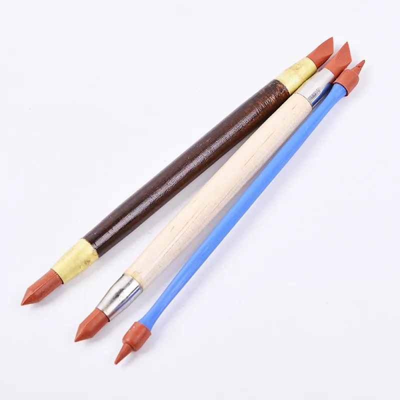 3 Pcs/Set Rubber Tip Glue Paint Brushes Two-Head Clay Color Shapers Pottery Clay Sculpture Carving Modeling Shaping Tools
3 Pcs/Set Rubber Tip Glue Paint Brushes Two-Head Clay Color Shapers Pottery Clay Sculpture Carving Modeling Shaping Tools