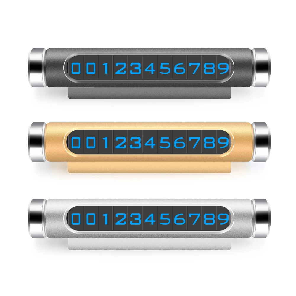 1 PC Luminous Rotatable Phone Number Plate Car Temporary Parking Card Magnetic Adsorption Auto Stickers Drawer Style Car-Styling
1 PC Luminous Rotatable Phone Number Plate Car Temporary Parking Card Magnetic Adsorption Auto Stickers Drawer Style Car-Styling
