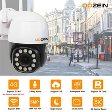 5MP 2MP WiFi IP Camera Security Protection PTZ 5X Optical Zoom Camera AI Human Detect H.265 P2P CCTV Cam Smart Home 2.7-13.5mm
5MP 2MP WiFi IP Camera Security Protection PTZ 5X Optical Zoom Camera AI Human Detect H.265 P2P CCTV Cam Smart Home 2.7-13.5mm