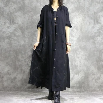 2020 Spring Autumn Trench Coat Vintage Plus Size Designer Original Long Casual Coats Women Cotton Linen Windbreaker Outwear 1136
2020 Spring Autumn Trench Coat Vintage Plus Size Designer Original Long Casual Coats Women Cotton Linen Windbreaker Outwear 1136