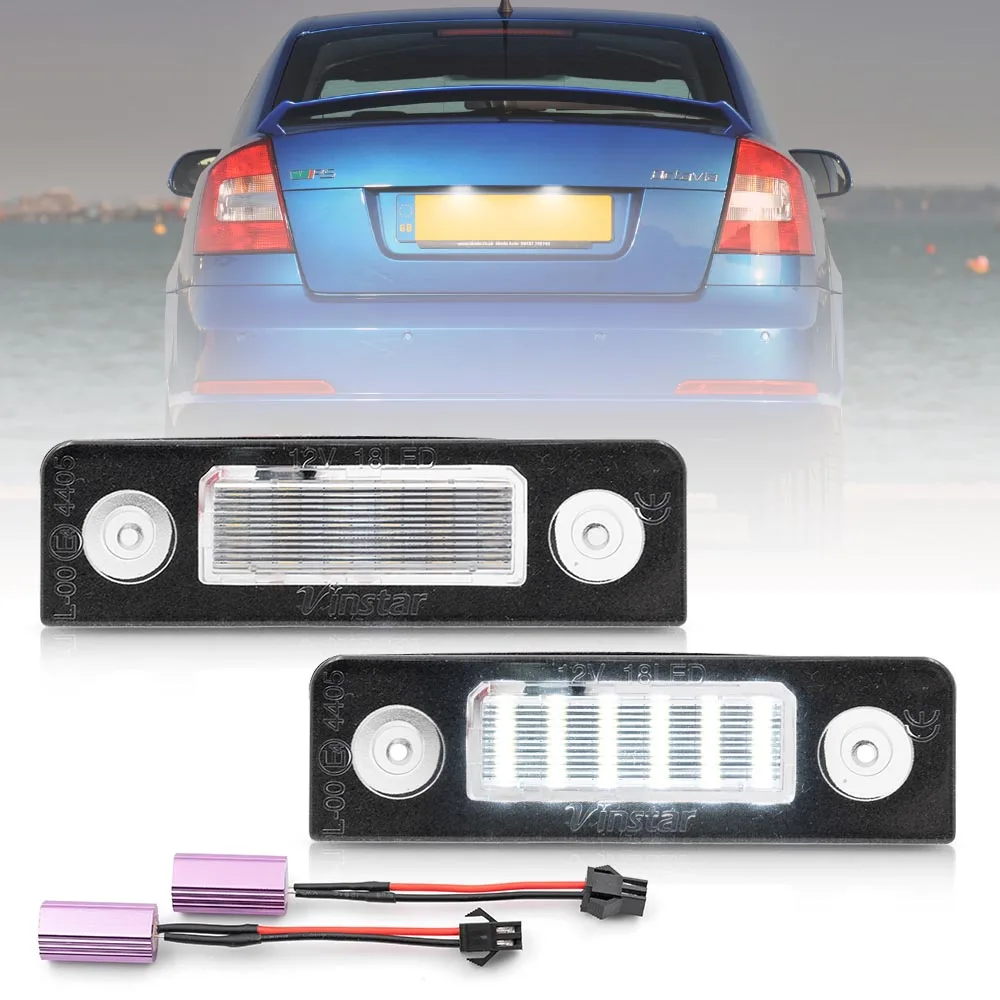 2X Canbus LED License Number Plate Light for Skoda Octavia MKII 1Z A5 FL 2009-2013 Octavia MKII 2003-2007 Roomster 5J 2006-2010
2X Canbus LED License Number Plate Light for Skoda Octavia MKII 1Z A5 FL 2009-2013 Octavia MKII 2003-2007 Roomster 5J 2006-2010