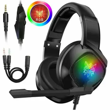 Gaming Headphones Microphone Led RGB Light Headset Stereo Surround For Pc Ps4 Xbox One Eating Chicken Auriculares Earphone
Gaming Headphones Microphone Led RGB Light Headset Stereo Surround For Pc Ps4 Xbox One Eating Chicken Auriculares Earphone