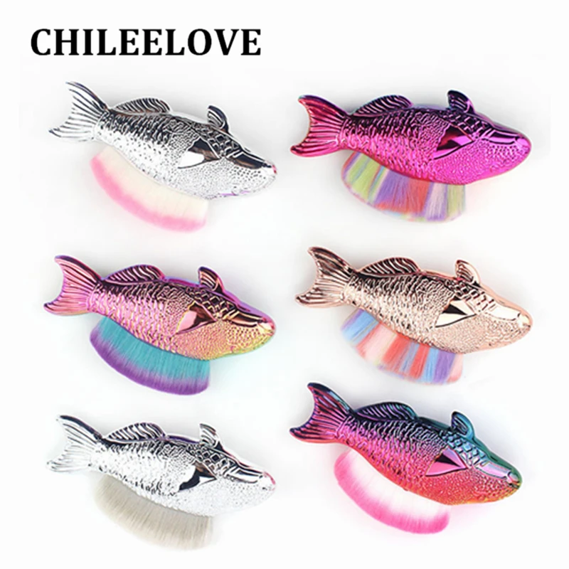 CHILEELOVE 1 Pc Colorful Mermaid Fin Makeup Brush No Trace Brush for Foundantion BB Cream Blusher Loose Powder Beauty Tool
CHILEELOVE 1 Pc Colorful Mermaid Fin Makeup Brush No Trace Brush for Foundantion BB Cream Blusher Loose Powder Beauty Tool