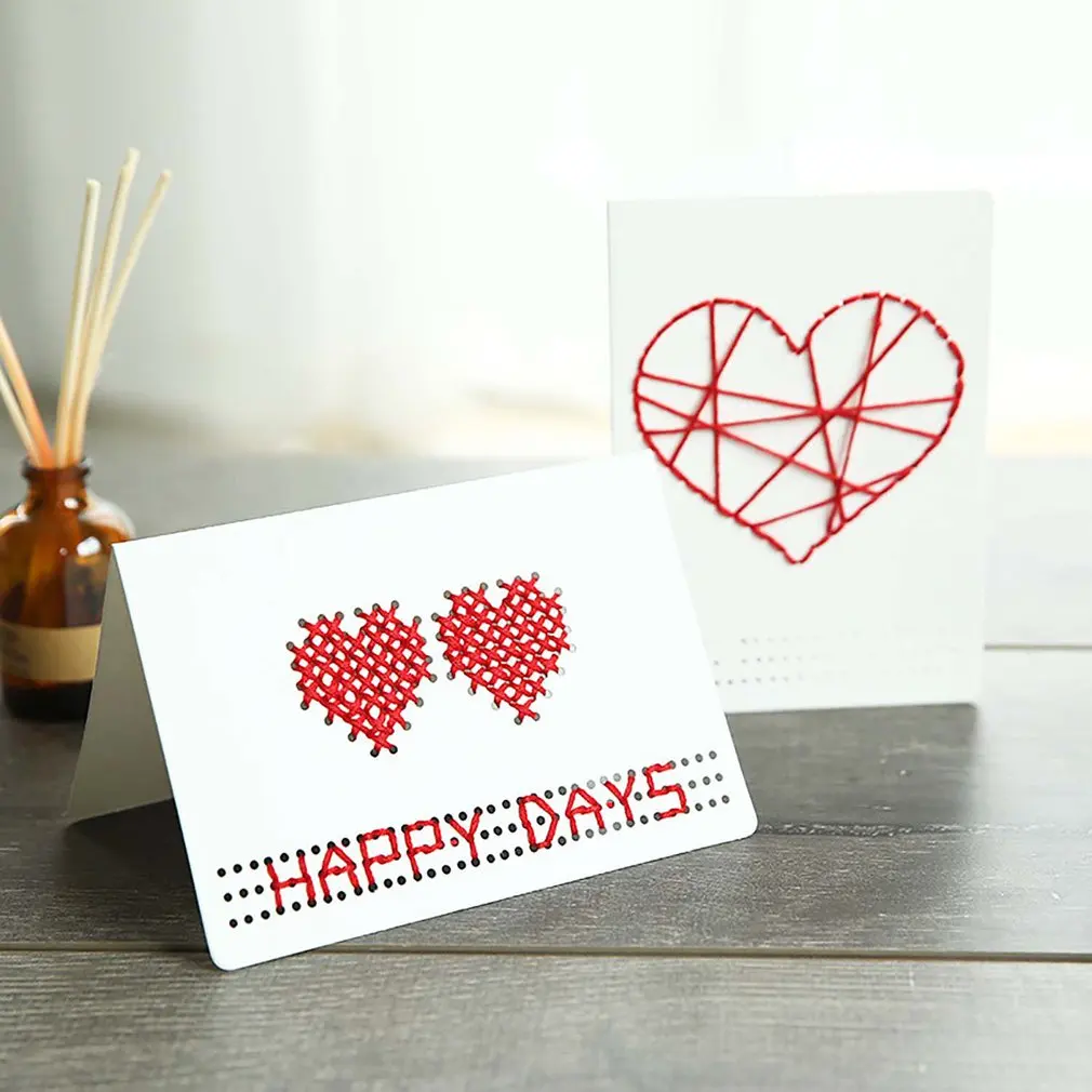 love heart greeting cards with envelope blessing gift cards f