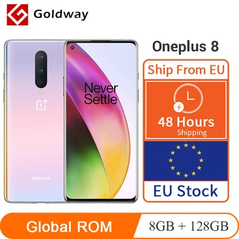 Global ROM OnePlus 8 5G Mobile Phone 8GB RAM 128GB ROM Snapdragon 865 Octa Core 48MP Triple Camera 6.55" Screen 30W Charger NFC
Global ROM OnePlus 8 5G Mobile Phone 8GB RAM 128GB ROM Snapdragon 865 Octa Core 48MP Triple Camera 6.55" Screen 30W Charger NFC