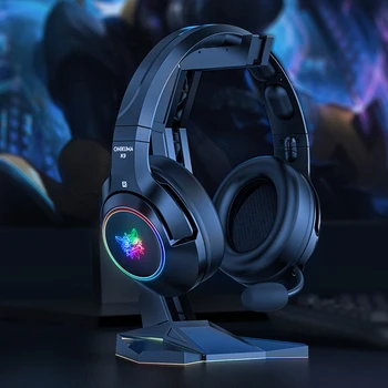 ONIKUMA K9 Headset casque PS4 Gaming Headphones PC Stereo with Microphone LED Lights for Xbox One Laptop Tablet Gaming Headphone
ONIKUMA K9 Headset casque PS4 Gaming Headphones PC Stereo with Microphone LED Lights for Xbox One Laptop Tablet Gaming Headphone