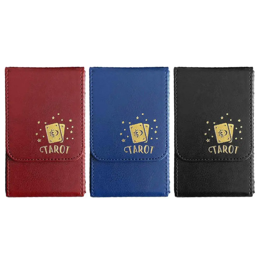 Capacity Tarots Cards Box PU Leather Tarots Case Container Collection CCG MTG Board Game Card Sleeve Holder Box
Capacity Tarots Cards Box PU Leather Tarots Case Container Collection CCG MTG Board Game Card Sleeve Holder Box