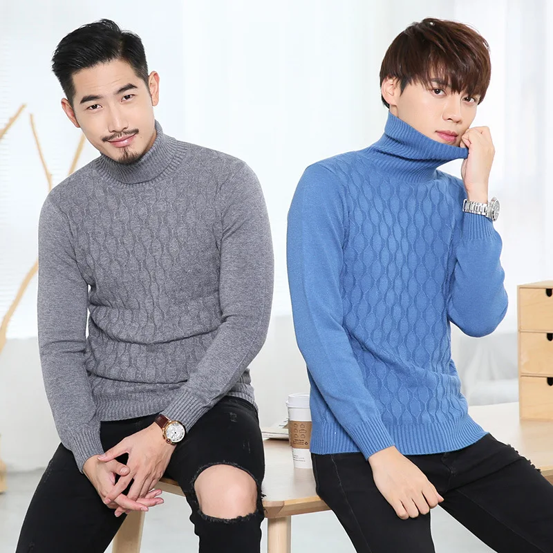 2020 Autumn And Winter New Style Men's High Collar Solid Color Sweater Korean-style Loose Warm MEN'S Knitwear
2020 Autumn And Winter New Style Men's High Collar Solid Color Sweater Korean-style Loose Warm MEN'S Knitwear